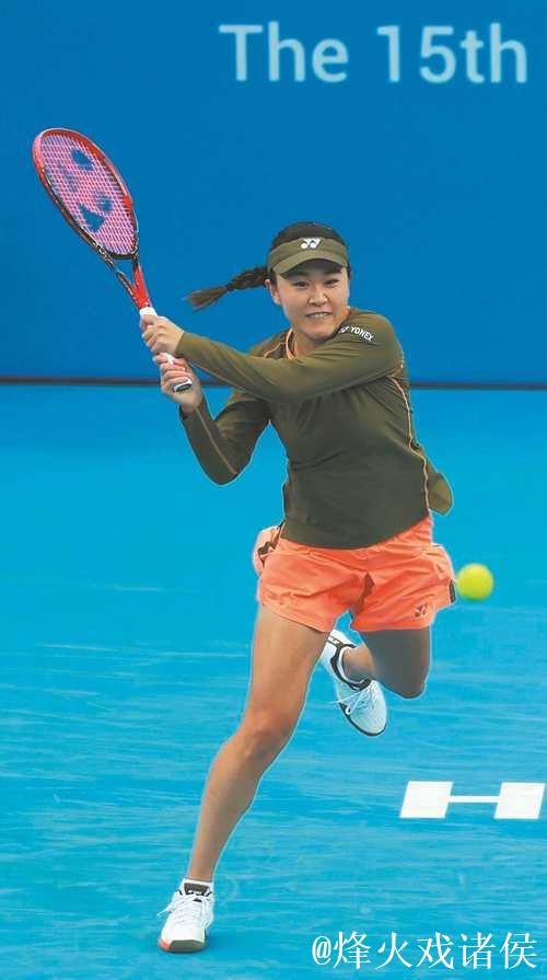 朱琳为安徽队赢得十五运会网球女单冠军 朱琳为安徽队赢得十五运会网球女单冠军